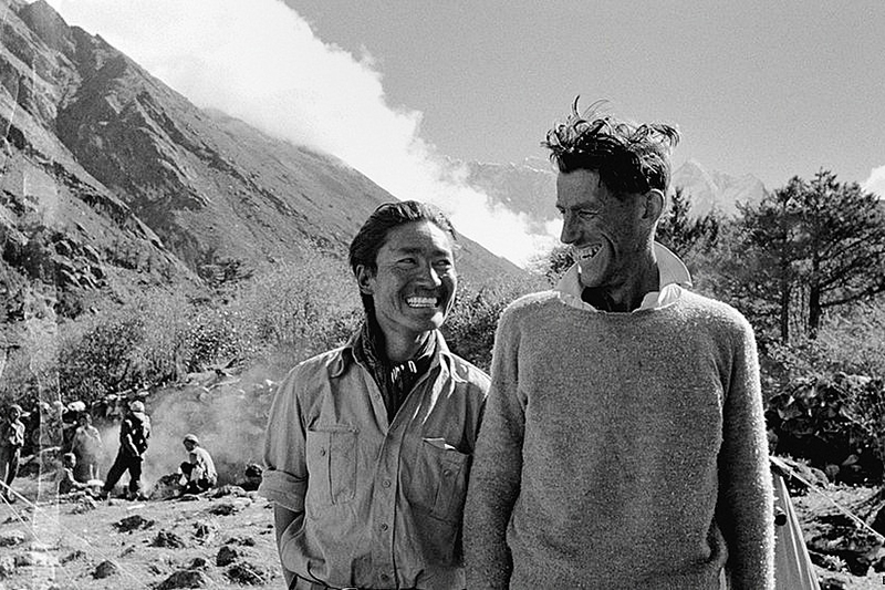 Tenzing Norgay Sherpa and Sir Edmund Hillary