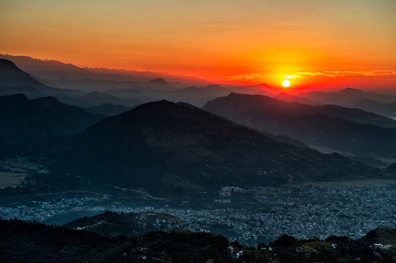 Sunrise at Sarangkot Pokhara