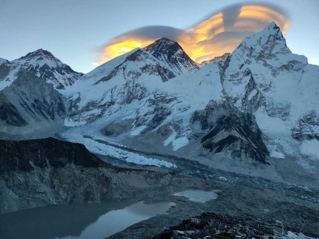 Sunrise view from Kala Patthar