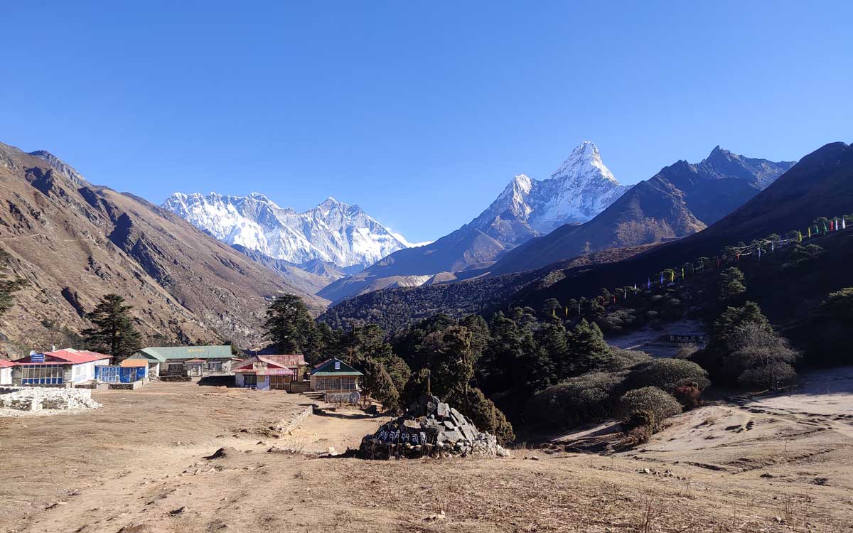 Everest view from Tengboche