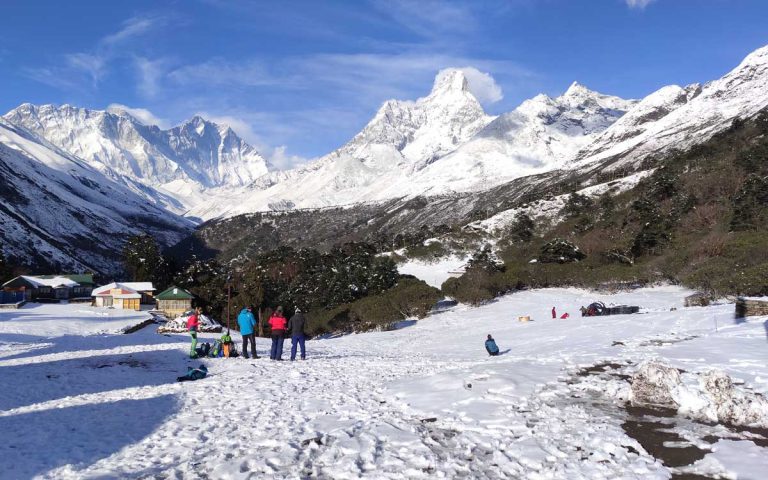 Everest view from Tengboche