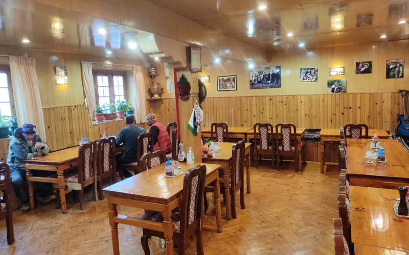 Tea Houses on Everest Base Camp Trek; Things You Need to Know 3 Communal Hall