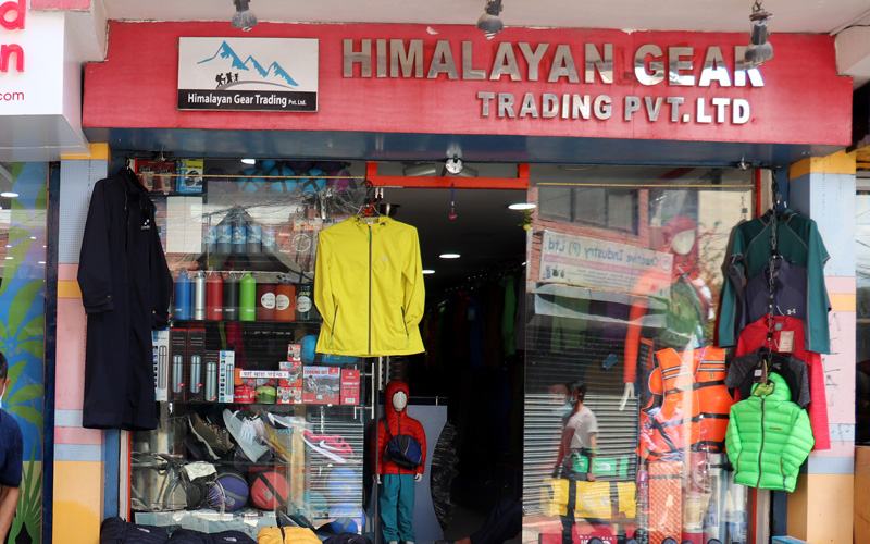 Trekking Gear Shop in Kathmandu