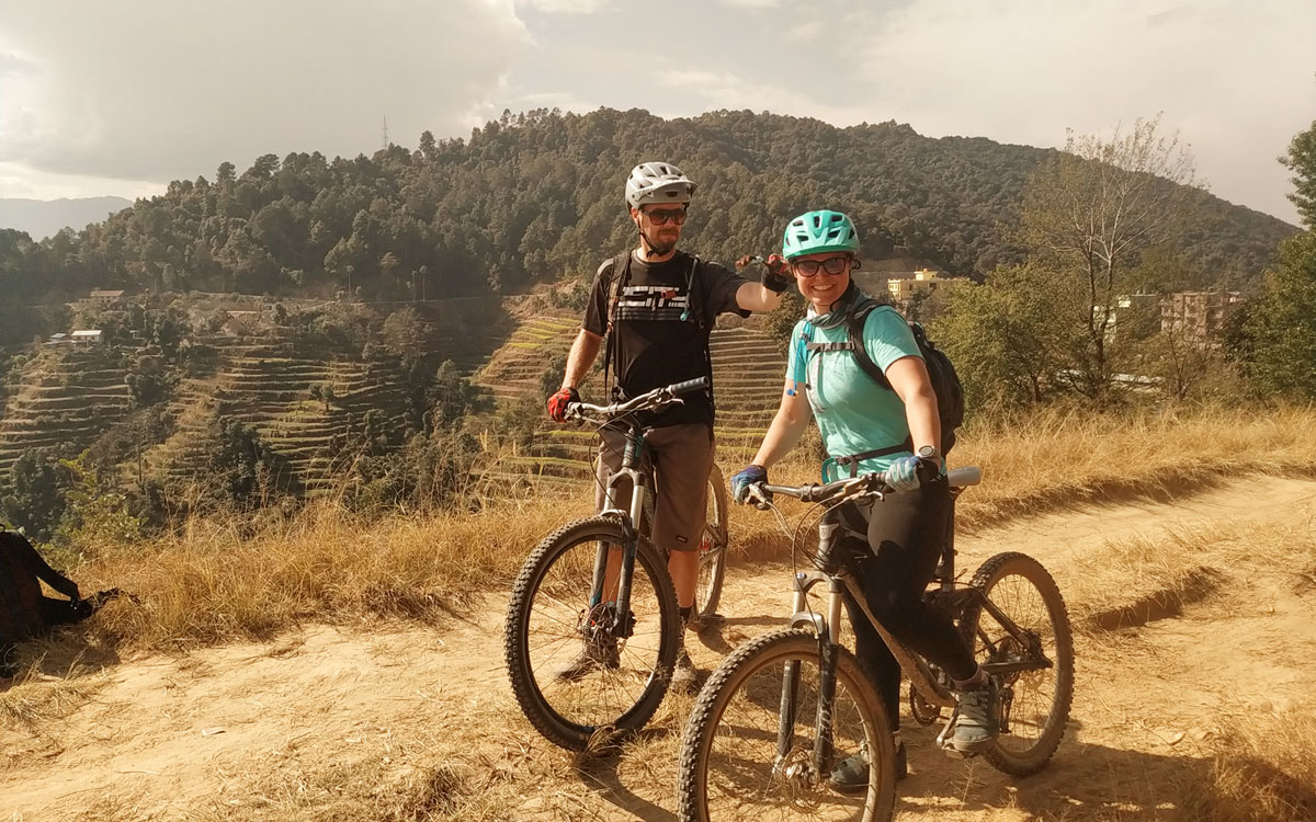 cycling around kathmandu valley
