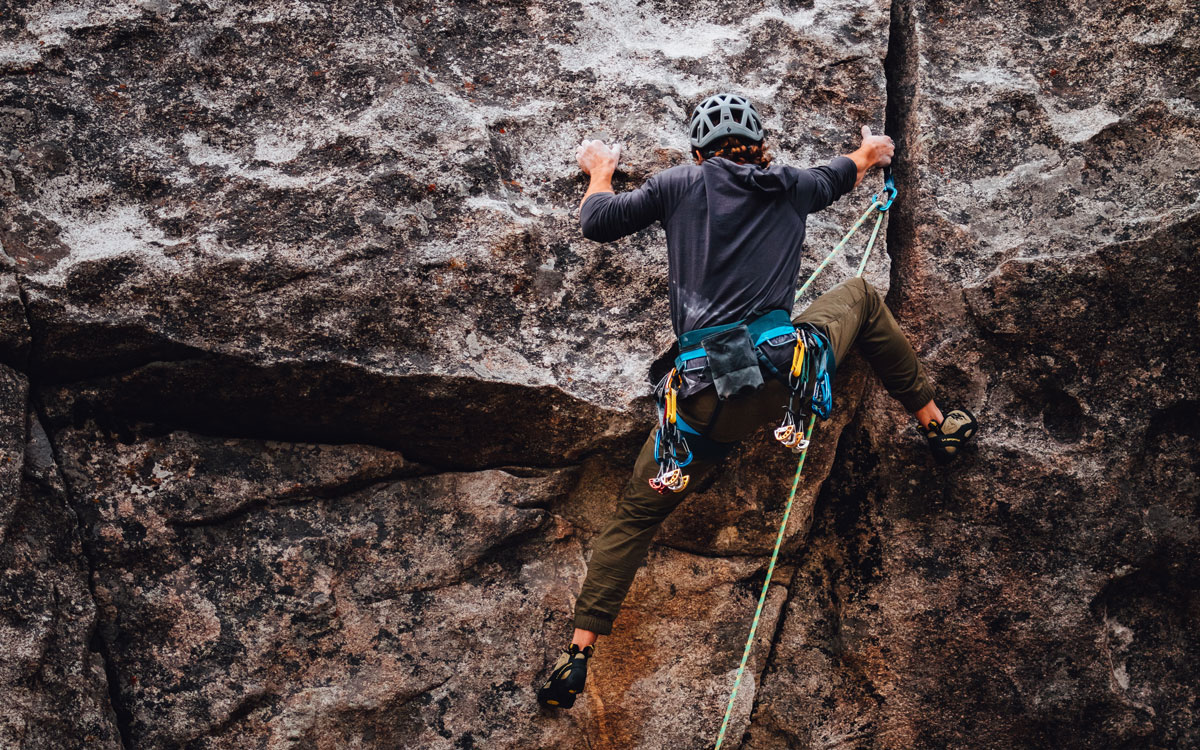 rock climbing