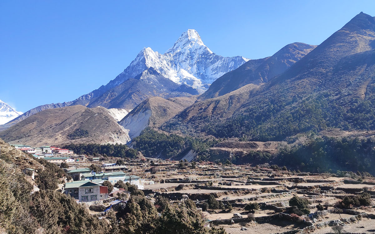 Amadablam from Pangboche