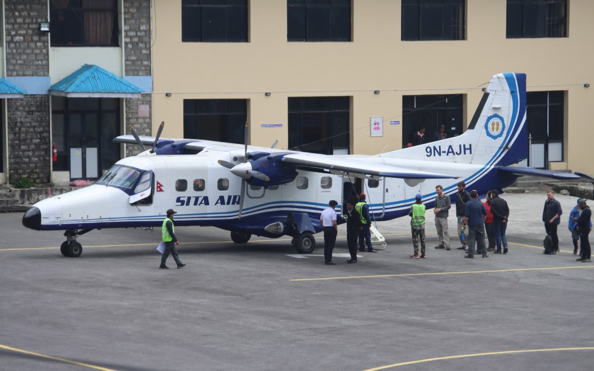 Lukla Airport Plane