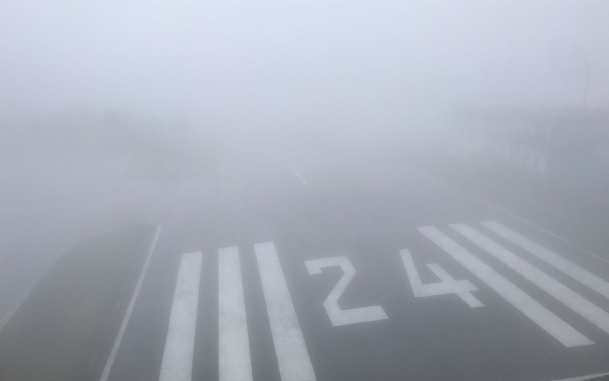 Lukla Airport: Gateway to the Everest region 4 Lukla airport runway in bad weather