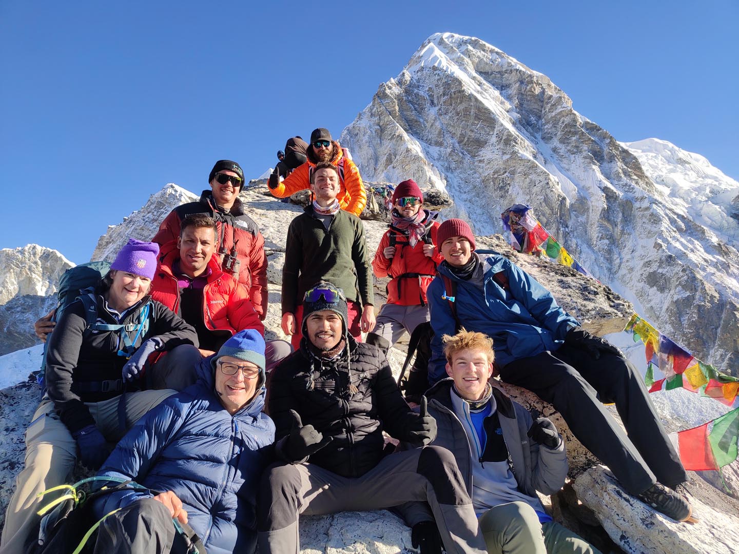 At the highest point of Everest Base Camp trek-Kalapatthar
