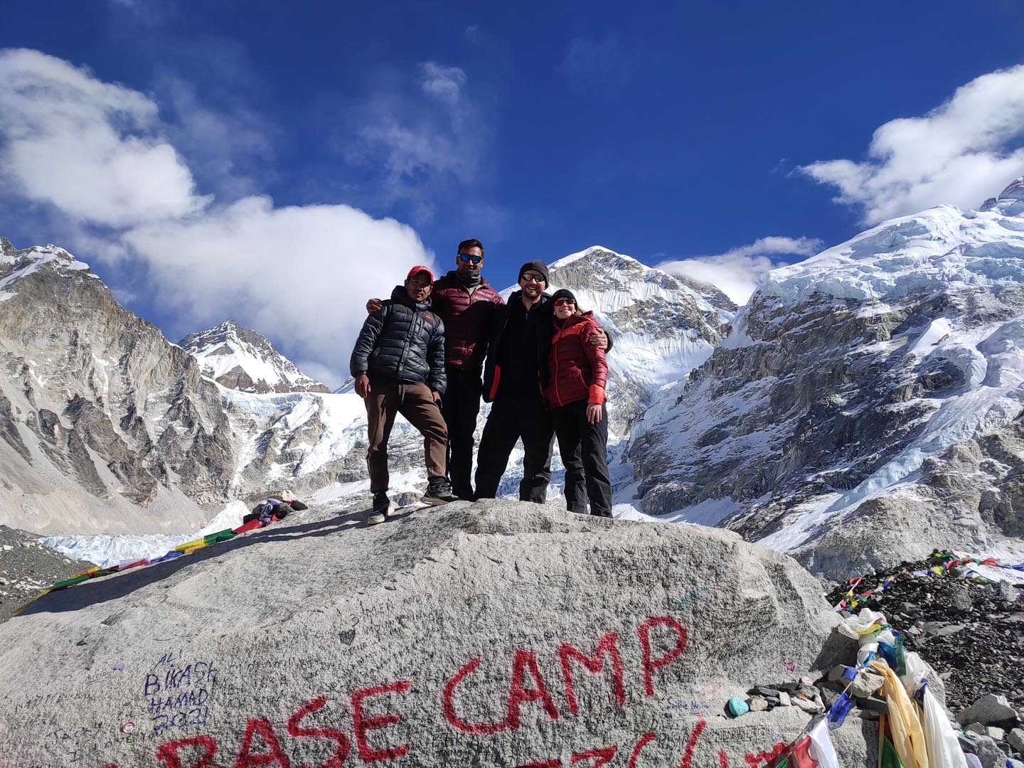 Deatination reached! Everest Base Camp at 5364m