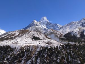 Mount Amadablam from Pangboche