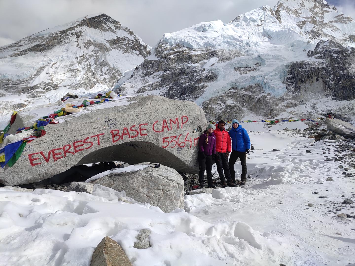 Everest Base Camp-5364m!!