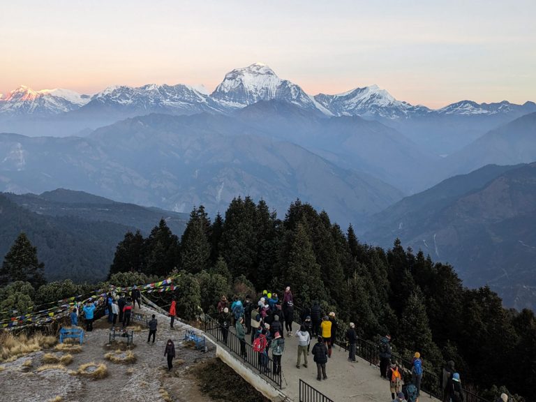 Early morning view from Poon Hill