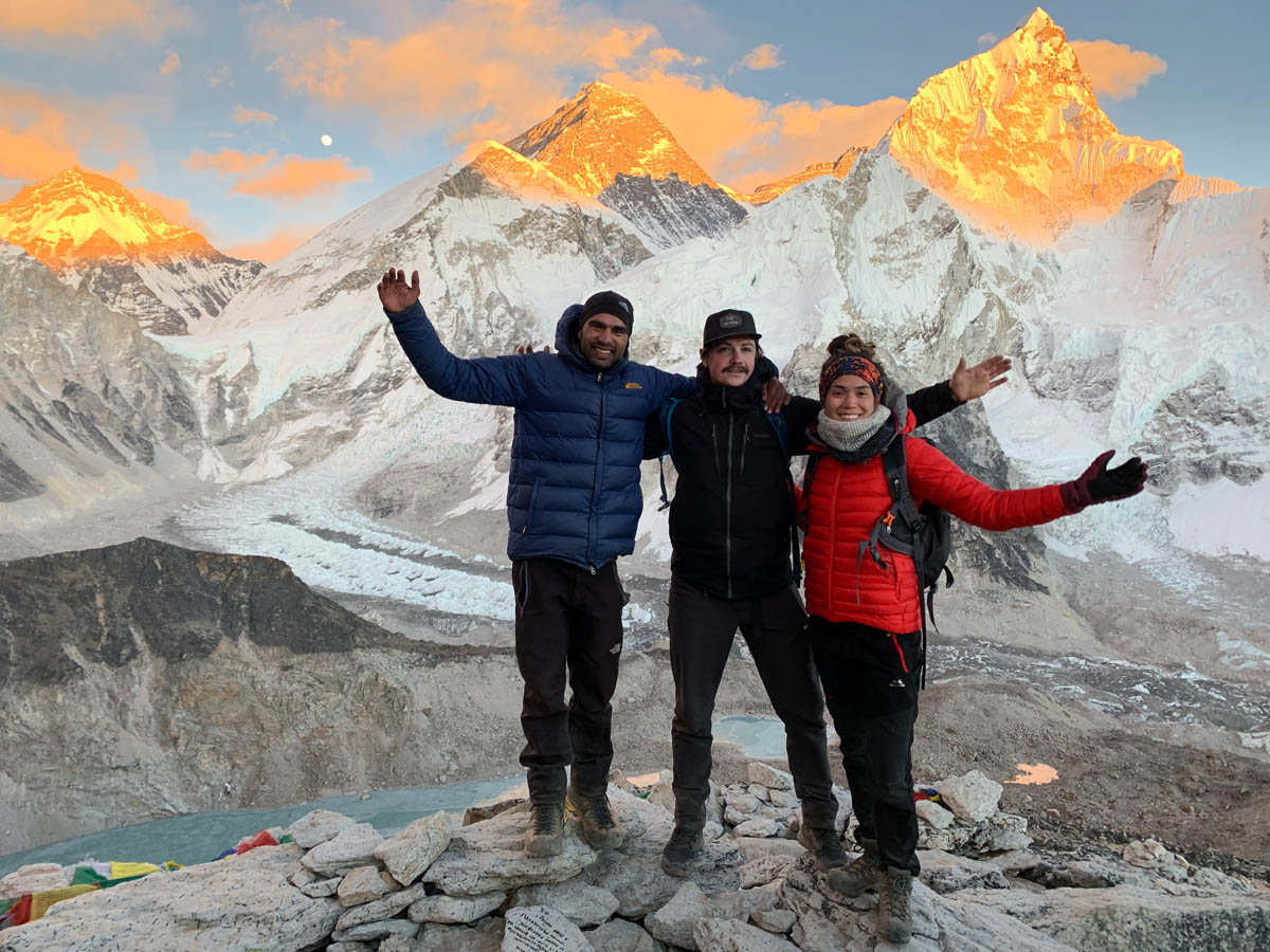 Sunset view from Kalapatthar during Everest Base Camp Trek