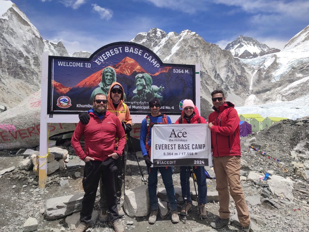 Is Everest Base Camp Trek worth it? 8 Trekking group at Everest Base Camp