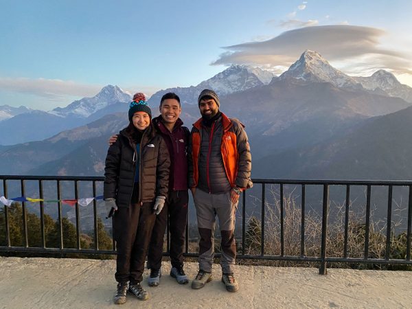 Chasing the sunrise at Poon Hill.