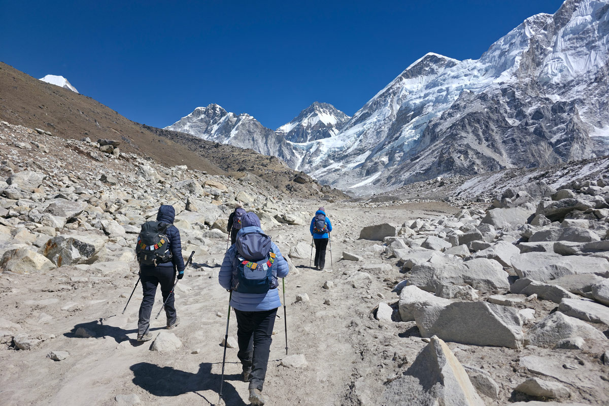 Trekking to Everest Base Camp from Gorakshep Trekking to Everest Base Camp from Gorakshep