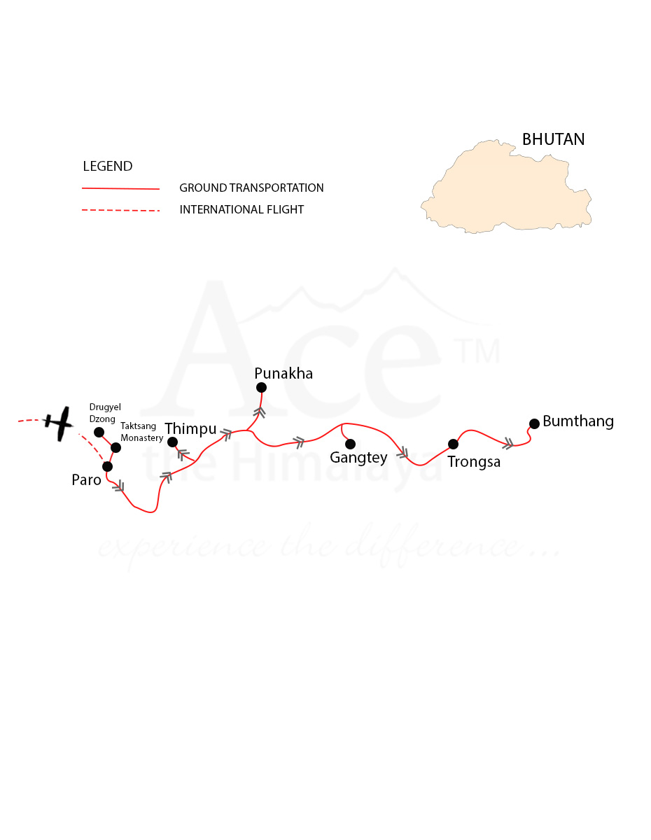 Tamshingphala Choepa map