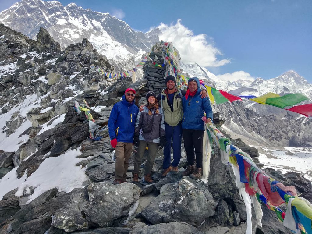 Posing at Kongma La Pass