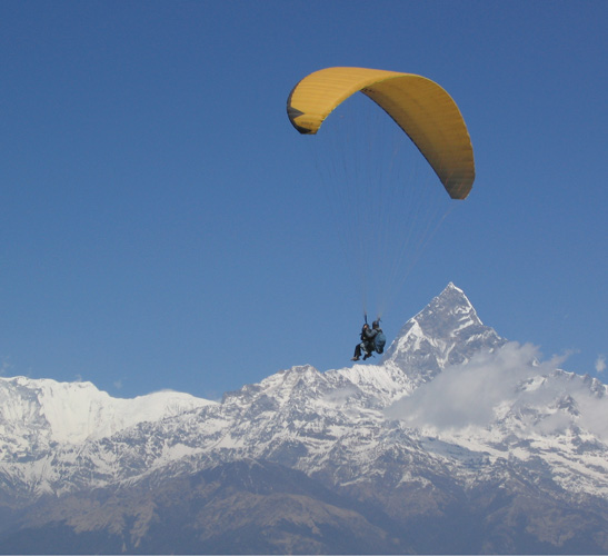 Paragliding in Nepal (Pokhara)