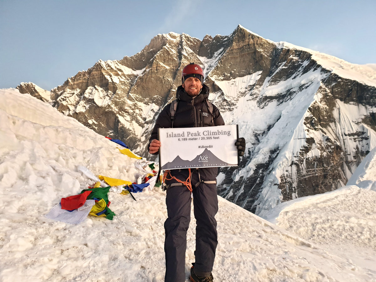Summit success at Island Peak