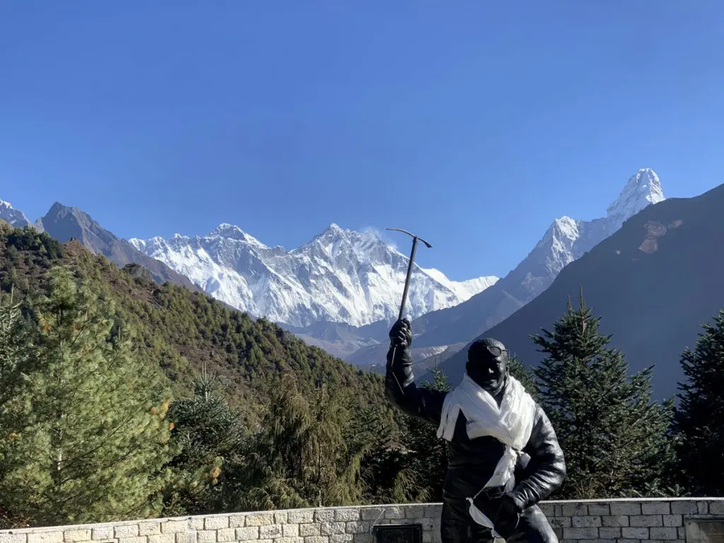 Everest Base Camp Trek with Kids: A Family Adventure 4 Tenzing Norgay memorial Namche Bazaar