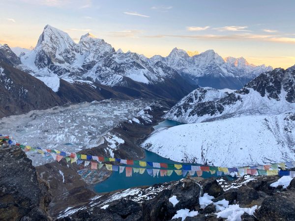 View of Gokyo Lakes from Gokyo Ri