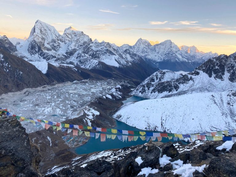 View of Gokyo Lakes from Gokyo Ri