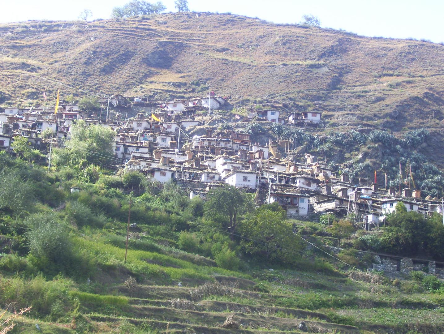 A Village on the Slope