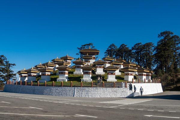 Memorial stupas at Dochula Pass