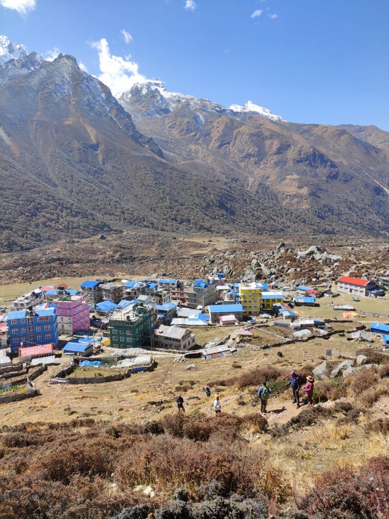 Langtang Valley Trek Difficulty 8 On the way to Kyanjin Ri