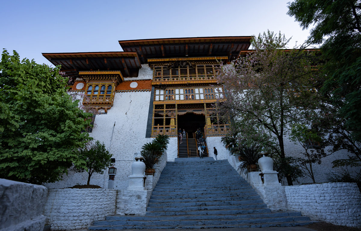 Punakha Dzong entrance Punakha Dzong entrance