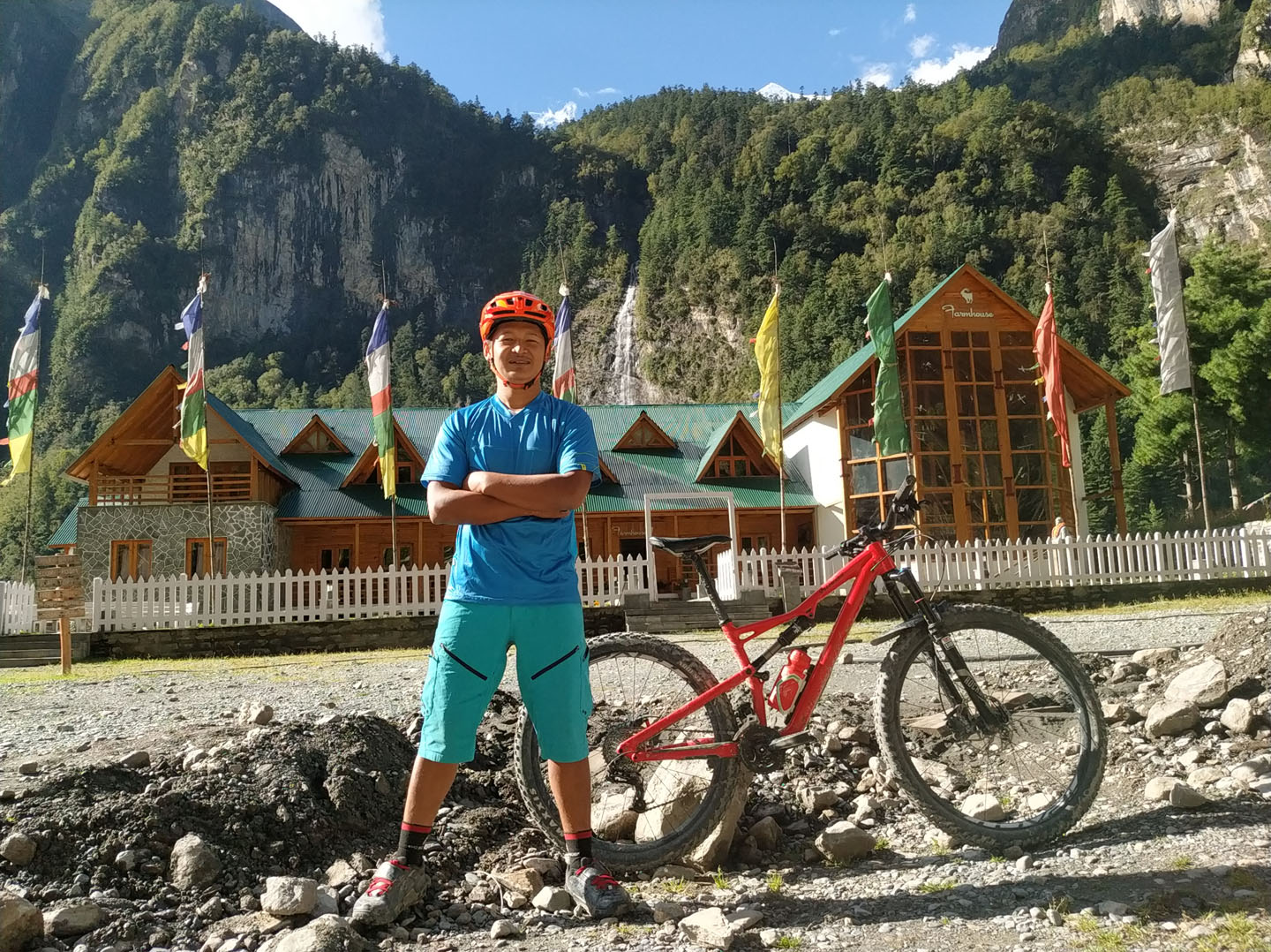 Ride from Chame to Manang