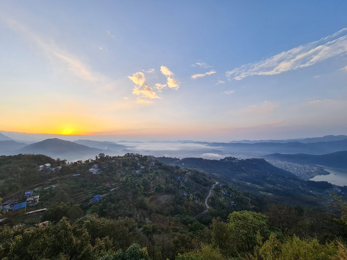 Morning view from Sarangkot Morning view from Sarangkot