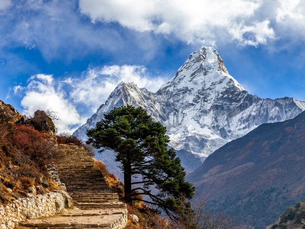 Epic views of Amadablam during Everest Base Camp Trek