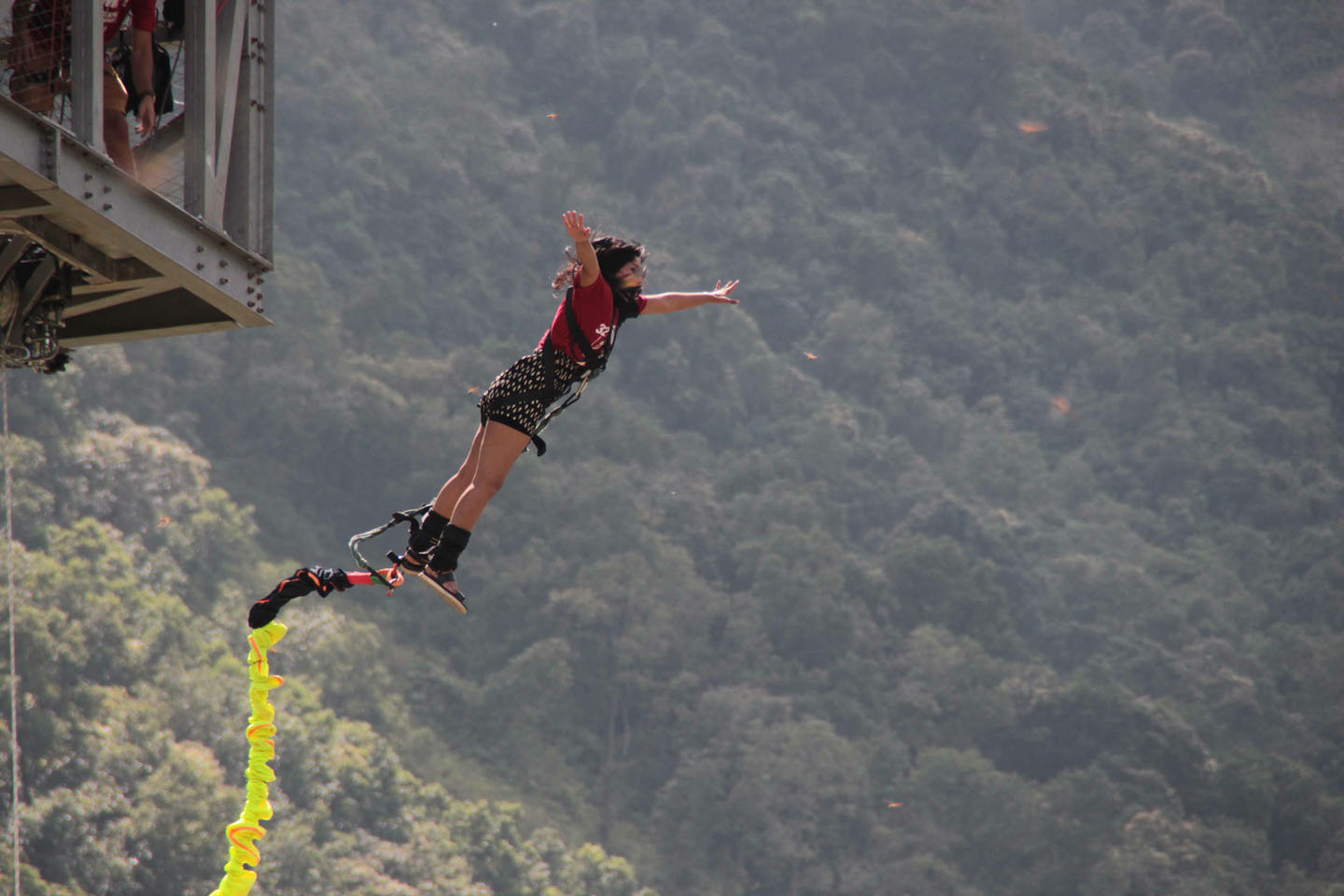 Bungee jumping in Pokhara