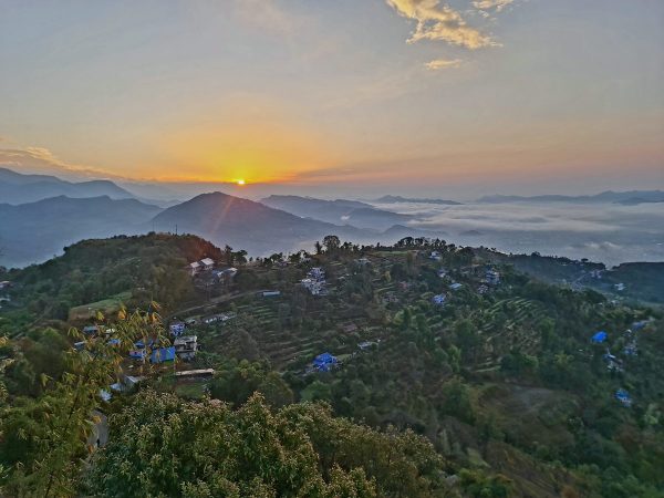 Sunrise view from Sarangkot