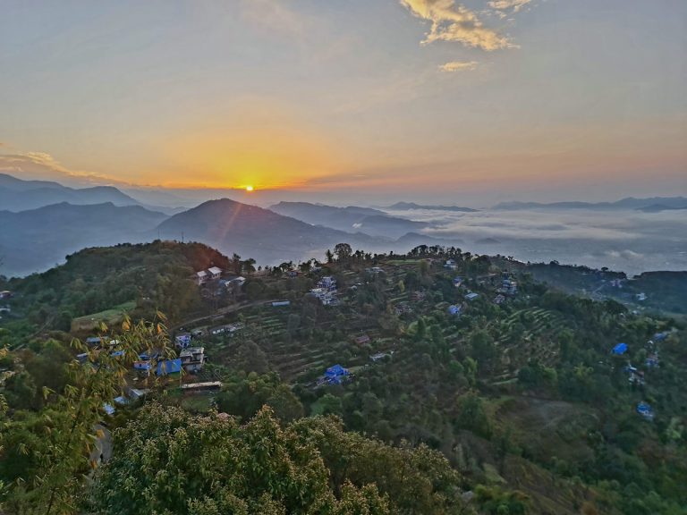 Sunrise view from Sarangkot