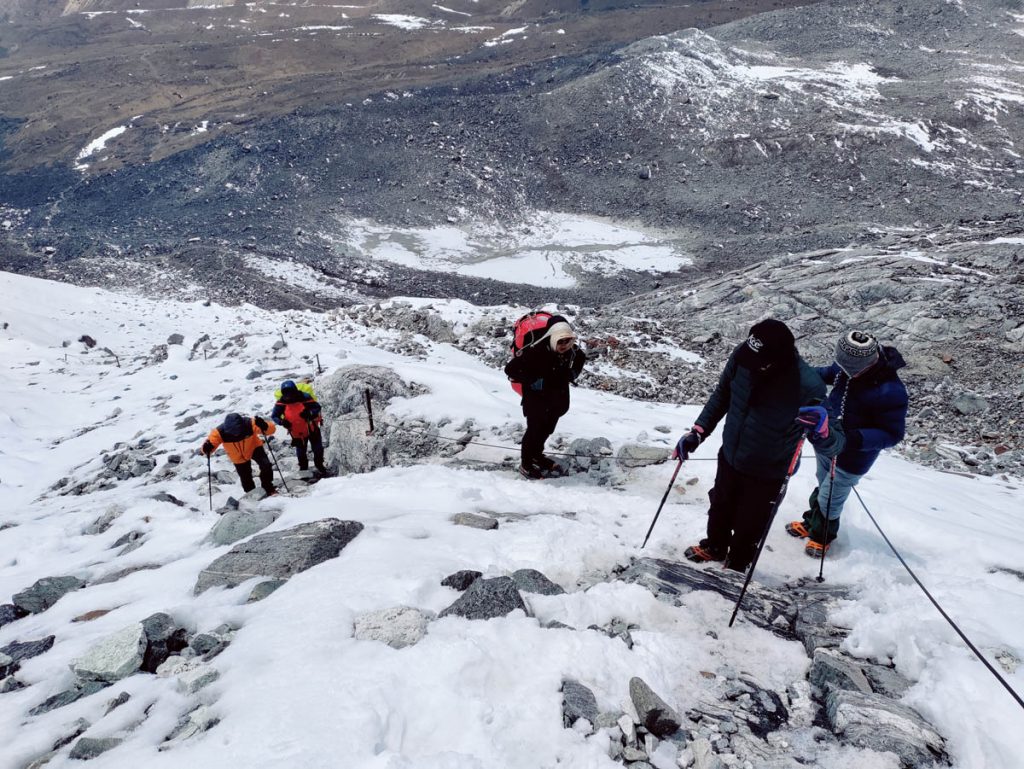 Crossing Chola Pass