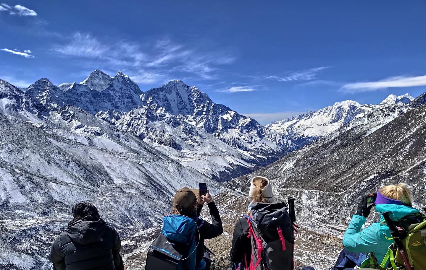 Everest Base Camp Dingboche acclimatization hike to Nangkartsang Peak