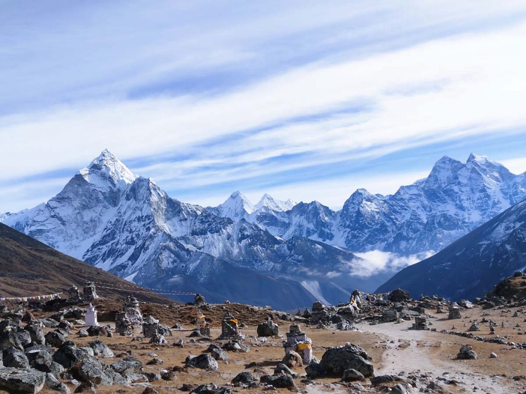 Mountain vista from Thukla Pass