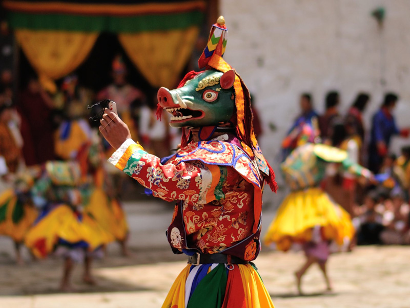 Paro Tsechu Festival Bhutan