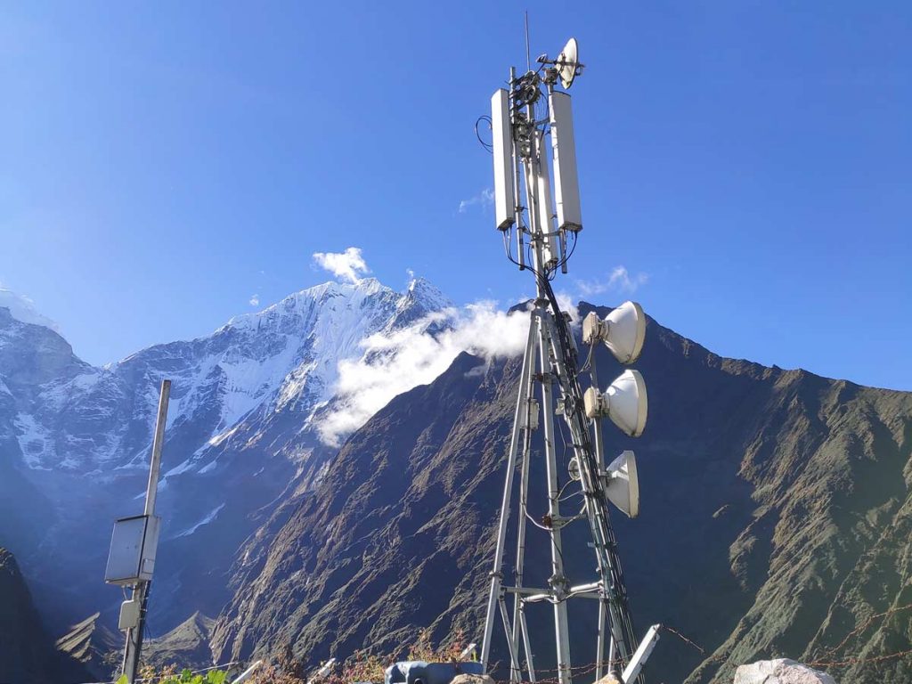 Mobile Phone tower near Tengboche