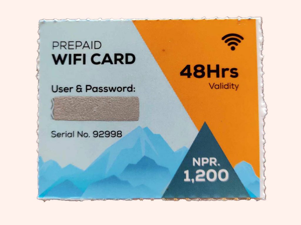Prepaid Wifi Card