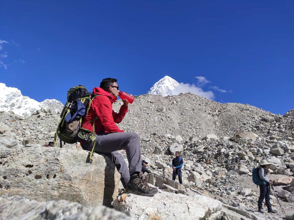 Staying hydrated during EBC trek