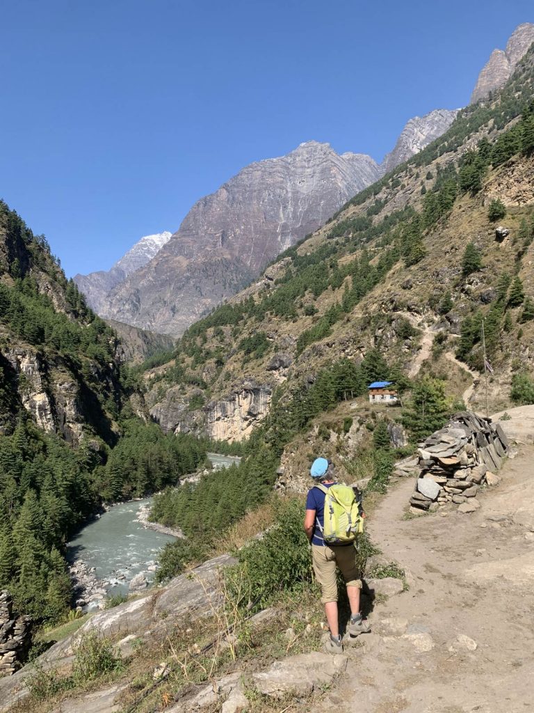 Budi Gandaki river en route to Ghap