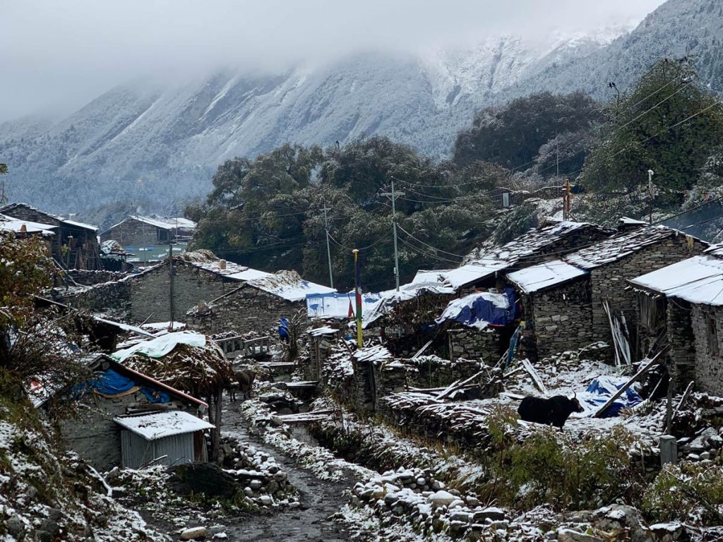 Samagaun in Winter