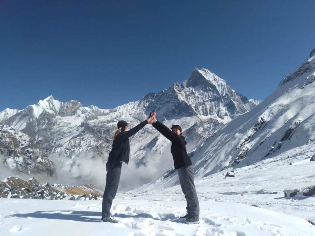 Joyful moments on the ABC trek