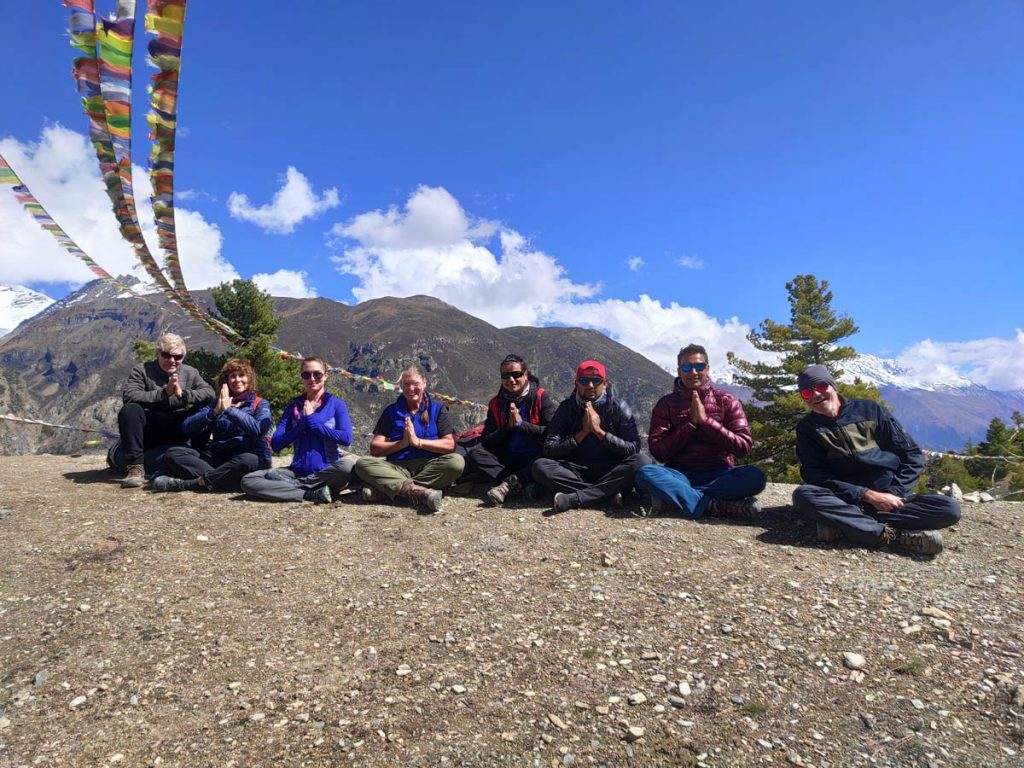 Acclimatization hike during Annapurna Circuit Trek