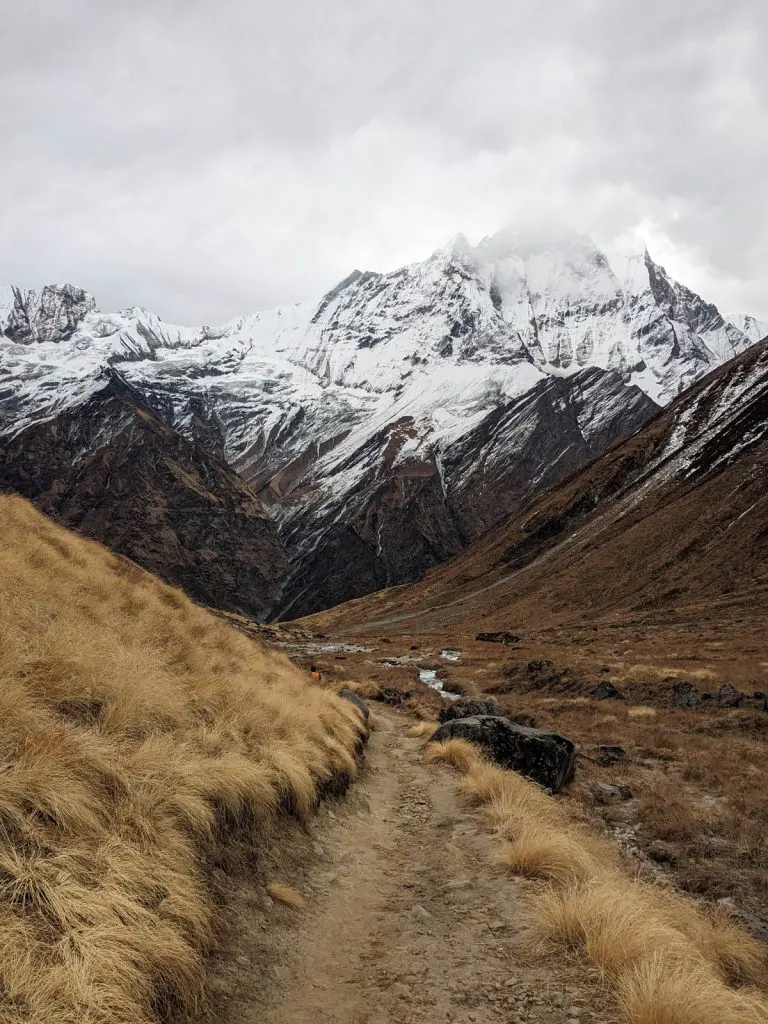 Tackling Annapurna Base Camp Trek Difficulty: What to Keep in Mind 2 Trail to ABC from MBC